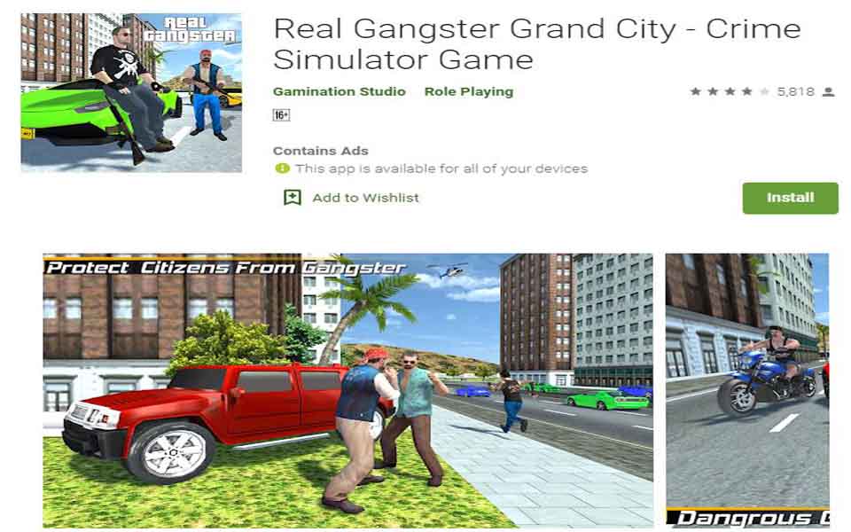 Real Gangster Grand city