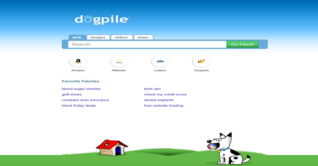 dogpile web search engine