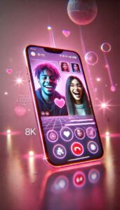 pink video call