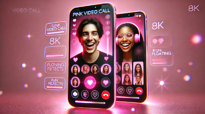 pink video call